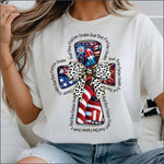 America Cross DTF Transfer