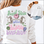 And she Lifted Happily ever After DTF Transfer