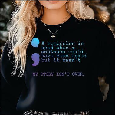 Semicolon DTF Transfer