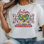 Autism Mom Pattern DTF Transfer