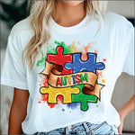 Autism Puzzle Piece DTF Transfer
