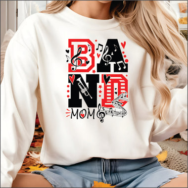 Band Mom Custom Color DTF Transfer