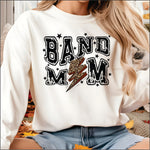 Band Mom Lightning Bolt DTF Transfer