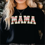 Mama Baseball Faux Chenille DTF Transfer