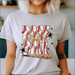 Baseball Mama with Black Stars DTF Transfer