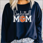 Basketball Mom White DTF Transfer