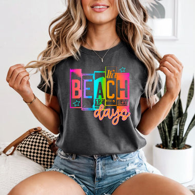 Beach Days License Plate