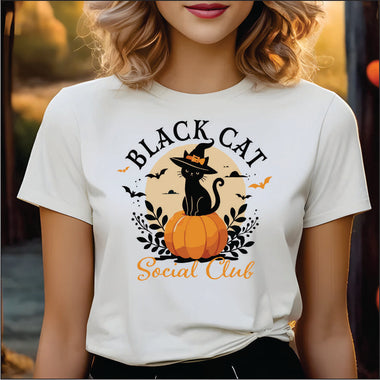 Black Cat Social Club DTF Transfer
