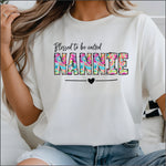Blessed to be Called Nannie DTF Transfer
