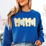 Blue Floral Pattern Mama