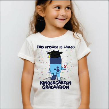 Bluey Kindergarten Graduate DTF Transfer