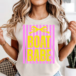 Preppy Boat Babe DTF Transfer