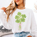 Bouquet of 4 Leaf Clovers