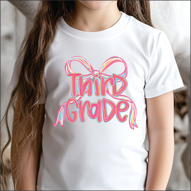 Pink Bow Grade Level 3rd