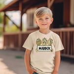 Custom Boys Outdoor Crest with Nameplate DTF Transfer