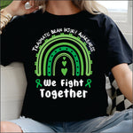 Brain Injury Awareness Rainbow DTF Transfer