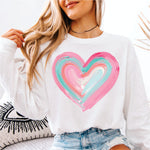 Brushstroke Preppy Heart