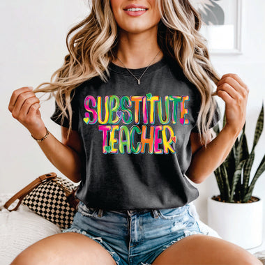 Brushstroke Substitute Teacher