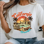 California Dreaming DTF Transfer