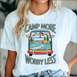 Camp More Worry Less DTF Transfer