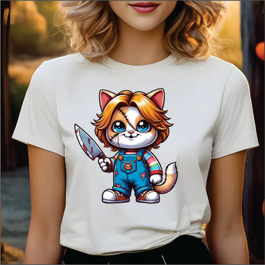 Chucky Cat DTF Transfer