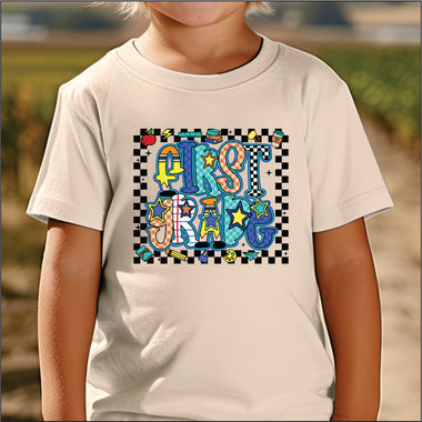Checkered Retro First Grade DTF Transfer