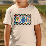 Checkered Retro Pre K DTF Transfer