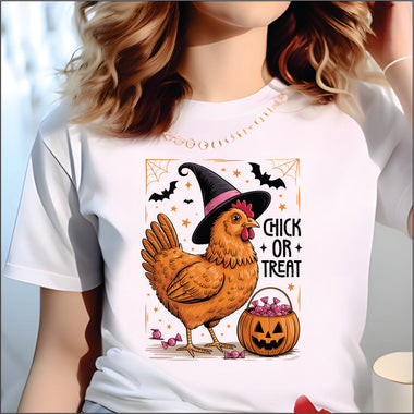 Chick or Treat DTF Transfer