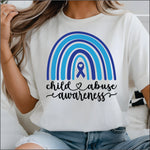 Child Abuse Awareness DTF Transfer