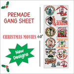 Christmas Movies Gang Sheet