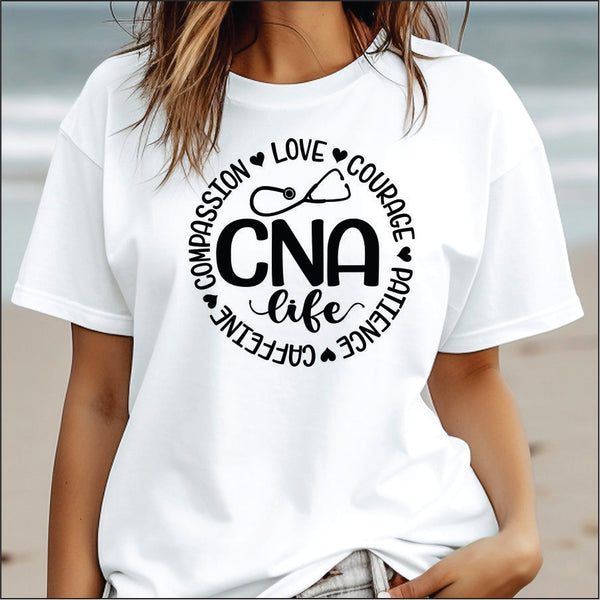 CNA Life DTF Transfer – Sweet Tee Transfers