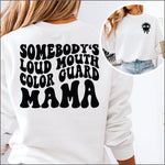 Color Guard Mom Drip Black 2 parts DTF Transfe