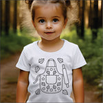 Coloring Tee Design Apron