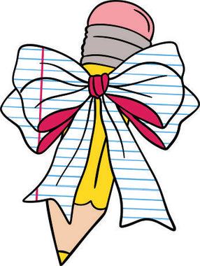 Coquette Bow Pencil DTF Transfer