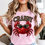 Crabby with Glasses DTF Transfer
