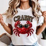 Crabby with Glasses DTF Transfer