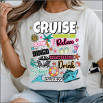 Cruise Icons DTF Transfer