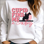 Cupid find me a Cowboy  DTF Transfer