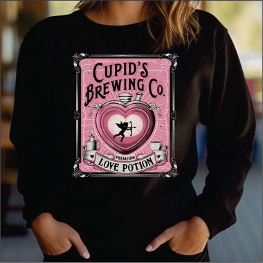 Cupids Brewing Love Potion DTF Transfer