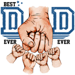 Personalized Best Dad Ever DTF Transfer