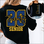 Custom Color Senior 2026 front & Back