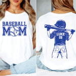 Custom Baseball Mom Royal w player name & number
