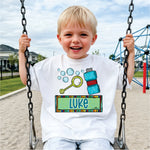 Custom Boy Bubble Wand w name