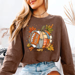 Custom Fall Football Pumpkin w name