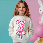Custom Floral Bunny w name