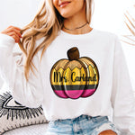 Custom Pencil Pumpkin - with name