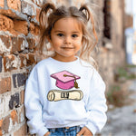 Custom Pink Graduation Cap w name