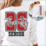 Custom Color Senior 2026 front & Back