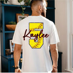 Custom Softball Number and Name