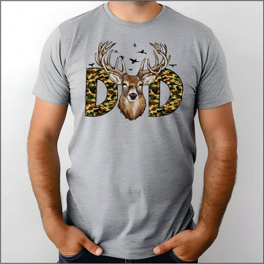 Dad Deer Head DTF Transfer